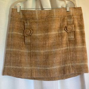 Banana Republic tweed mini skirt